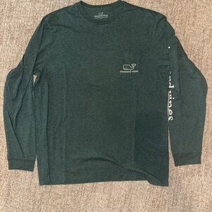 Vineyard Vines Men's Medium Green Long Sleeve Shirt
